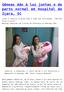 Gêmeas dão à luz juntas e de parto normal em hospital de Içara, SC
