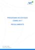 PROGRAMA DE ESTÁGIO CEMIG 2017 REGULAMENTO