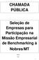 CHAMADA PÚBLICA Seleção de Empresas para Participação na Missão Empresarial de Benchmarking à Nobres/MT