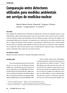 Comparação entre detectores utilizados para medidas ambientais em serviços de medicina nuclear