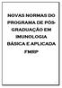 NOVAS NORMAS DO PROGRAMA DE PÓS- GRADUAÇÃO EM IMUNOLOGIA BÁSICA E APLICADA FMRP