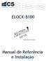 ELOCK-B100. Imagem Meramente Ilustrativa. Manual de Referência e Instalação