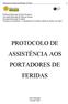 PROTOCOLO DE ASSISTÊNCIA AOS PORTADORES DE FERIDAS