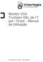 Monitor VGA TruVision GEL de 17 pol./ 19 pol. - Manual de Utilização