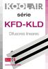 série KFD-KLD Difusores lineares