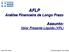 AFLP Análise Financeira de Longo Prazo. Assunto: Valor Presente Líquido (VPL)