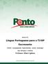 AULA 01. Língua Portuguesa para o TJ-SP. Escrevente. Verbo: conjugações importantes, vozes, emprego dos tempos e modos Professor Albert Iglésia