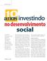 investindo social no desenvolvimento