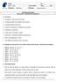 Ano: 1º ano Ensino Médio Data: / /2017 Disciplina: Matemática Professor: Sergio Monachesi ROTEIRO DE ESTUDO REGULAÇÃO CONTEÚDO DO 2º BIMESTRE