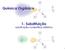 Química Orgânica. 1- Substituição substituição nucleofílica alifática