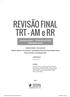 REVISÃO FINAL TRT - AM e RR
