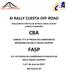 XI RALLY CUESTA OFF ROAD REGULAMENTO PARTICULAR DE PROVA CROSS COUNTRY CARROS E CAMINHÕES CBA