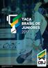 Conferação Brasileira de Judô cbj.com.br TAÇA BRASIL DE JUNIORES 2017