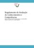 Regulamento de Avaliação de Conhecimentos e Competências [Aprovado a 30 de Junho de 2008 no Conselho Pedagógico e no Conselho Científico] [Alterado a