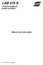 Fonte de energia de tensão constante. Manual de Instruções. Ref.: LAB 475 S: