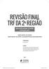 REVISÃO FINAL TRF DA 2 a REGIÃO