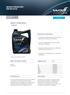 WOLF VITALTECH 10W30 NOVOS PRODUTOS EM 06/2015 PRINCIPAIS VANTAGENS NÍVEL DE ESPECIFICAÇÃO EMBALAGEM DESCRIÇÃO DESEMPENHO NOVIDADE