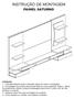INSTRUÇÃO DE MONTAGEM