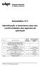Submódulo Identificação e tratamento das nãoconformidades. operação