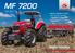 MF Massey Ferguson ROBUSTO, MODERNO E POTENTE. Motor eletrônico AGCO Power Transmissão sincronizada 12x5 Levante hidráulico de três pontos