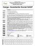 Cargo: Assistente Social NASF