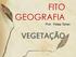 FITO GEOGRAFIA. Prof. Felipe Tahan VEGETAÇÃO