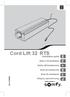 Cord Lift 32 RTS. Installation guide. Notice d installation. Guida all installazione. Guía de instalación. Guia de instalação Ref.