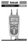 ÍNDICE VISÃO GERAL...02 ACESSÓRIOS...02 INFORMAÇÕES DE SEGURANÇA...03 REGRAS PARA OPERAÇÃO SEGURA...03 ESTRUTURA DO INSTRUMENTO...