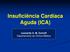 Insuficiência Cardíaca Aguda (ICA) Leonardo A. M. Zornoff Departamento de Clínica Médica