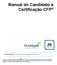 Manual do Candidato à Certificação CFP