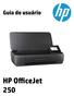 HP OfficeJet 250 Mobile All-in-One series. Guia do usuário
