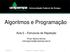 Algoritmos e Programação