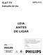 LEIA ANTES DE LIGAR FLAT TV. Instruções de Uso 20PFL5122. Português