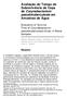 Avaliação do Tempo de Sobrevivência de Cepa de Corynebacterium pseudotuberculosis em Amostras de Água