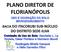 PLANO DIRETOR DE FLORIANÓPOLIS