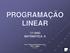 PROGRAMAÇÃO LINEAR 11º ANO MATEMÁTICA A