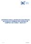 CRITÉRIOS PARA A APURAÇÃO DOS PREÇOS DE AJUSTE E PRÊMIOS DAS OPÇÕES DE COMPRA E DE VENDA MAIO 2017