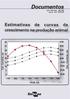 Estimativas de curvas de crescimento na produção animal