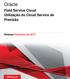 Oracle. Field Service Cloud Utilização do Cloud Service de Previsão