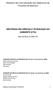 Relatório da Concretização dos Objectivos do Processo de Bolonha MESTRADO EM CIÊNCIAS E TECNOLOGIA DO AMBIENTE (CTA)