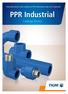 Orientações técnicas sobre instalações de PPR Industrial para redes de Ar Comprimido. PPR Industrial. Catálogo Técnico