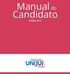 Manual do Candidato VERÃO 2017