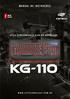 Conteúdo da embalagem. Introdução. Obrigado por escolher o teclado gamer KG-110BK da C3Tech.