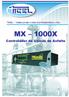 MX 1000X. Controlador de Usinas de Asfalto