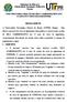 Ministério da Educação Universidade Tecnológica Federal do Paraná CONCURSO PARA CRIAÇÃO DE SELO COMEMORATIVO AOS 25 ANOS DO CURSO DE AGRONOMIA