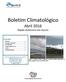 Boletim Climatológico Abril 2016 Região Autónoma dos Açores