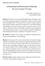 RETROSPECTIVA/OVERVIEW A INVESTIGAÇÃO EM FONOLOGIA DO PORTUGUÊS. (Research in Portuguese Phonology) Maria Helena Mira MATEUS (Universidade de Lisboa)