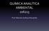 QUÍMICA ANALÍTICA AMBIENTAL Prof. Marcelo da Rosa Alexandre