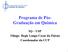 Programa de Pós- Graduação em Química. IQ USP Thiago Regis Longo Cesar da Paixão Coordenador da CCP