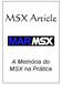 A Memória do MSX na Prática